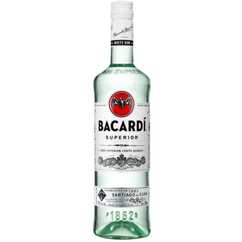 Bacardi Superior|750mL|1.75L|375mL|1L|200ml