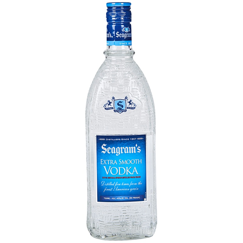 Seagram’s Extra Smooth Vodka|750mL|1.75L|375mL|200mL