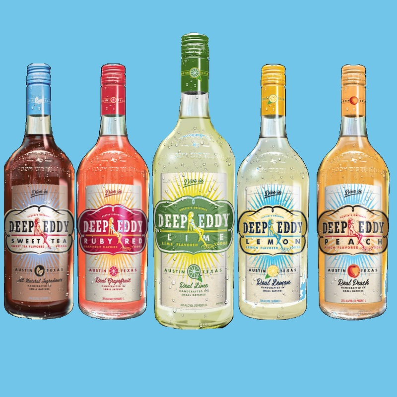 Deep Eddy Flavors|Lemon|Lime|Peach|Ruby Red|Sweet Tea|750mL
