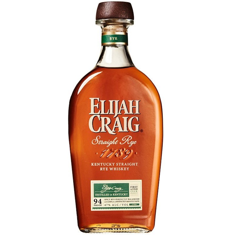 Elijah Craig Straight Rye|750mL