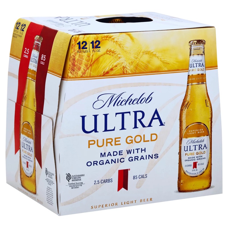 Michelob Ultra Pure Gold|12pk/12oz Bottles