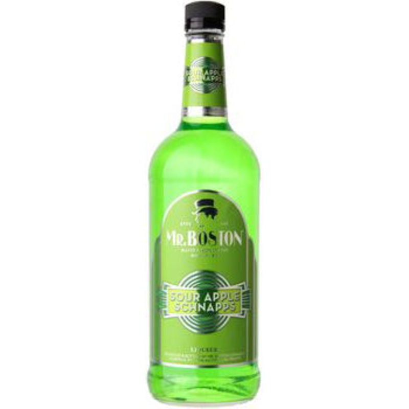 Mr. Boston Sour Apple Schnapps