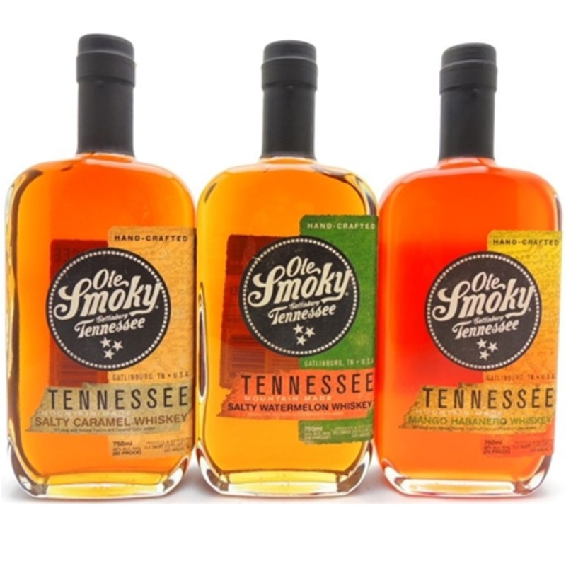 Ole Smoky Flavored Whiskeys|Peanut Butter|Mango Habanero|Salty Caramel|Salty Watermelon|750mL