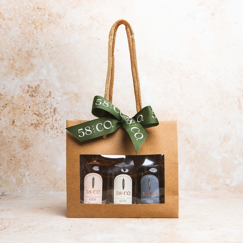 58 and CO Miniature Gin Gift Set (3 x 5cl)