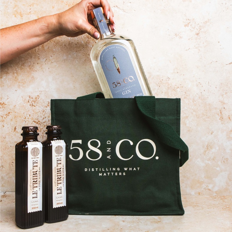 58 and CO Navy Strength Gin and Tonic Gift Set