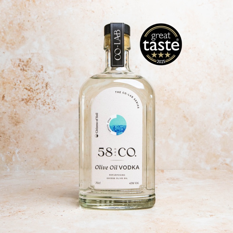58 and CO Olive Oil Vodka | Greece 2022