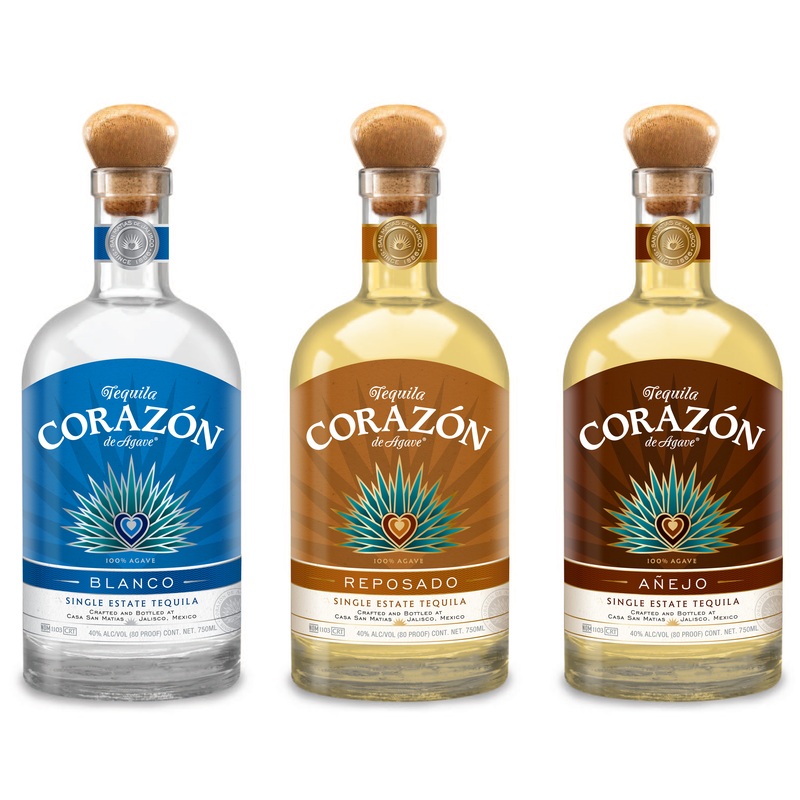 Corazon|Blanco|Reposado|Anejo|750mL
