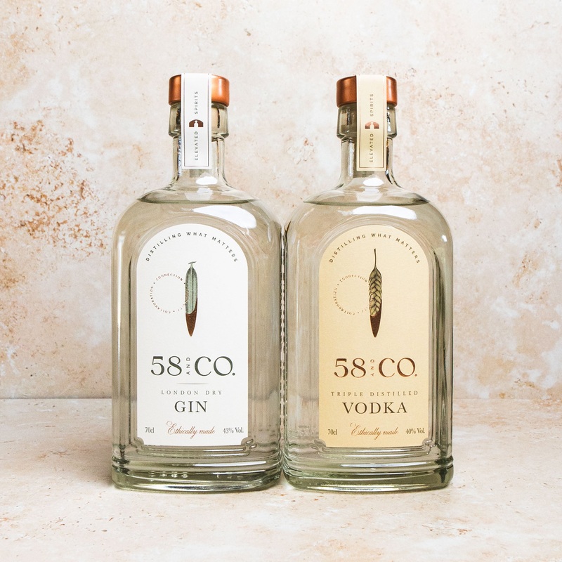 58 and CO Classic Martini Bundle – London Dry Gin & Vodka (2 x 70cl)