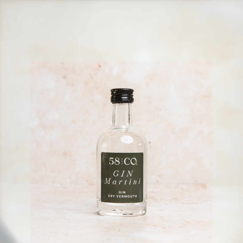 58 and CO Gin Mini Martini Cocktail 5cl