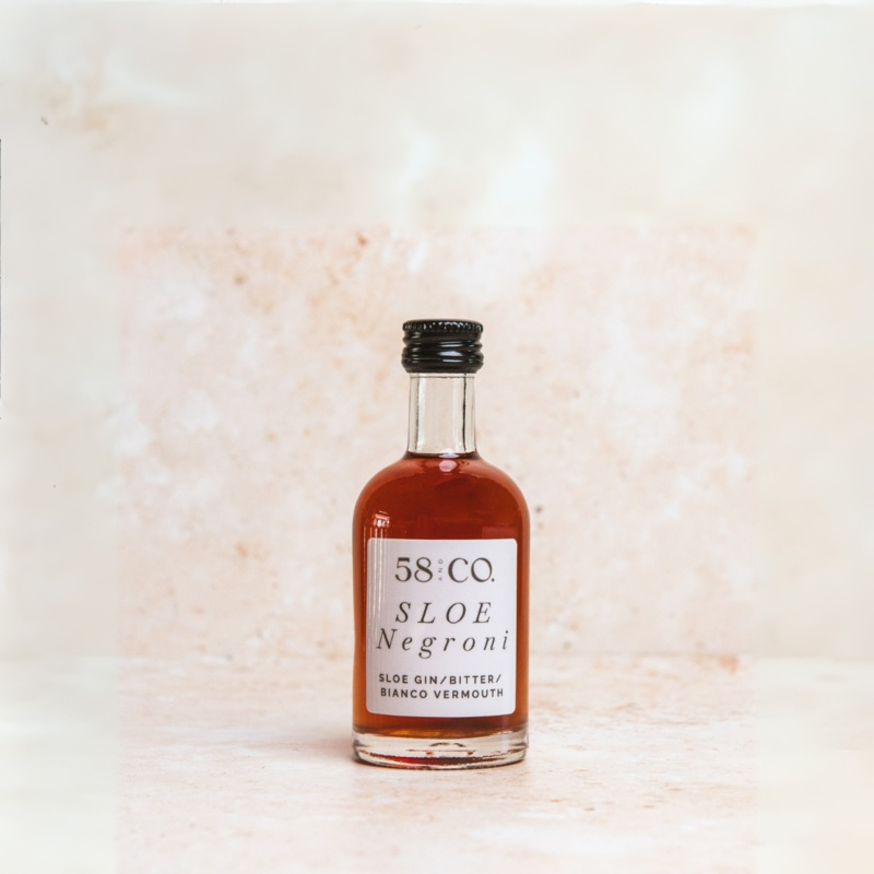 58 and CO Sloe Negroni Mini Cocktail 5cl